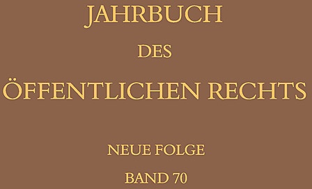Jahrbuch Des Öffentlichen Rechts Der Gegenwart / Jahrbuch Des Öffentlichen Rechts Der Gegenwart. Neue Folge  Leinen
