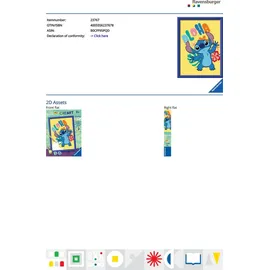 Ravensburger Malen nach Zahlen - Disney Stitch