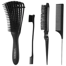 luxuskollektion Haarbürste Entwirrbürste Afro Lockiges Haar Set