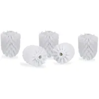 Relaxdays WC Bürstenkopf im 5er Set, lose Toilettenbürsten, 12mm