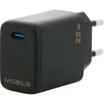 Mobilis 001380 Ladegerät für Mobilgeräte Universal Schwarz