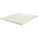 letti moderni Topper Gel Latex 90 x 200 cm Weiß