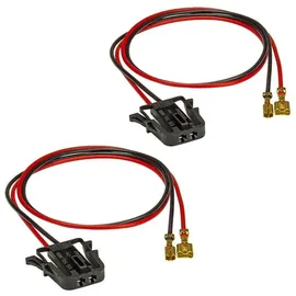 tomzz Audio 7157-001 Lautsprecheradapter (2er Set) auf DIN kompatibel mit VW Seat Skoda Front Tweeter Hochtöner