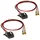 tomzz Audio 7157-001 Lautsprecheradapter (2er Set) auf DIN kompatibel mit VW Seat Skoda Front Tweeter Hochtöner
