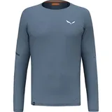 Salewa Pedroc Dry Langarm-t-shirt - Java Blue - S