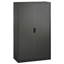 Californian Products CP Omnispace Rollladenschrank schwarzgrau 3 Fachböden 100,0 x 42,0 x 166,0 cm