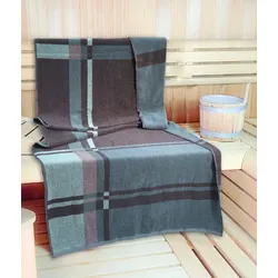 Saunatuch »Wellness, Sauna - Größe 90/200 cm«, (1 St Saunatuch 90 x 200 cm), leichte Qualität, verschiedenen Designs, auch als 2er Set, 71708825-0 Salbei 1 St.