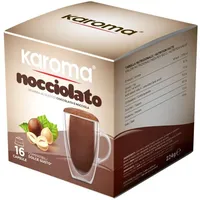 Karoma Haselnuss Kakao Nocciolato 16 Kapseln , für  Dolce Gusto Kompatibel