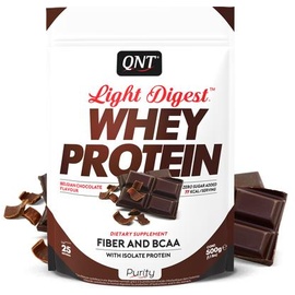 QNT Light Digest Whey Protein Belgische Schokolade Pulver 500 g
