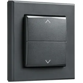 eQ-3 Homematic IP Tasterwippe für Markenschalter – mit Pfeilen anthrazit HmIP-BRA-A