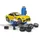 Bruder 62112 - PKW Service Center mit Roadster Gelb 1:16