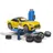 Bruder 62112 - PKW Service Center mit Roadster Gelb 1:16