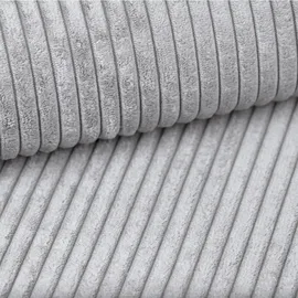 kaiser möbel Ecksofa, Eckcouch U form, Wohnzimmer Couch Large 342cm SIENA stoff Poso Grau - Grau