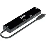 Club 3D USB4 Gen3x2 Typ-C, 6-in-1 Hub HDMI 8K60Hz oder 4K120Hz, 2xUSB Typ-A 100W