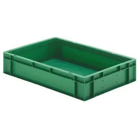 Certeo Stapeltransportkasten 600x400x120 mm grün