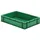 Certeo Stapeltransportkasten 600x400x120 mm grün