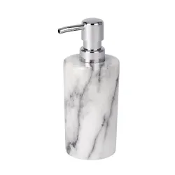 WENKO Onyx Seifenspender, 230 ml 22524100 , Marmor