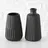 Boltze Vase Esko 2er-Set, schwarz lasiert | minimalistischer Charme