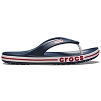Crocs Unisex's Bayaband Flip Flop,Navy/Pepper,45/46 EU