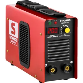 Stamos Germany Elektroden-Schweißgerät S-MMA-200PI.2 (200 A, Hot Start, LED Display)