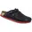 Clog Superlauf WB Naturleder schwarz/rot schmal