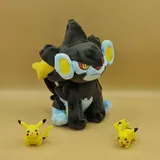 tinisu Pokemon Luxray 16 cm Schwarz
