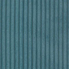 s-style möbel - Ecksofa mit Schlaffunktion und Bettkasten in Cord-Stoff schöner Sitzkomfort, Ottomane links, B/T/H: 234 cm / 2 Jahre Gewährleistung / mind. 14 Tage Rückgaberecht - Blau,Türkis