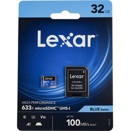 Lexar microSDXC 128GB UHS-I 633x + SD-Adapter