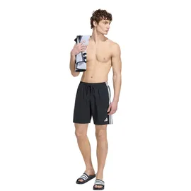 adidas 3-Streifen Badeshorts Black/White XL