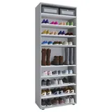 VCM Lona 70 x 183 x 37 cm grau / grau