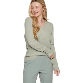 VILA VIRIL V-Neck L/S Knit TOP Grün S