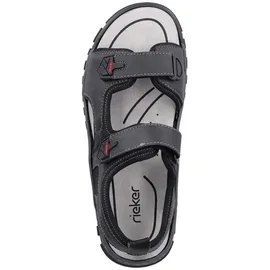 Rieker Freizeitsandalen Herren Schwarz 45