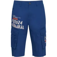 FQ1924 Mael Herren, Freizeit-Bermuda Cargoshorts Baumwoll-Hose Sommer-Hose 21900196 181018 blau - L