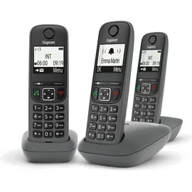 Gigaset AS490 Trio schwarz