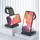 Wisam Wisam® 3 in 1 Multifunktion 15W QI Ladestation für Airpods Pro Apple Watch iPhone 12