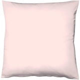 fleuresse Kissenbezug einzeln 80x80 cm, | rose Uni Interlock Jersey Bettwäsche Colours