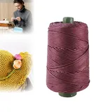 Polyester Garn 4mm X 200m,Makramee Garn 4mm,Makramee Band,Polypropylene Yarn,Geflochten Makramee Schnur Farbig,Garn Zum Häkeln Für Stricken,Dekoration DIY Handwerk (Soja)