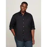 Tommy Hilfiger Big & Tall »BT - CORE FLEX POPLIN RF SHIRT«, Gr. XXXL N-Gr, Black, , 62332952-XXXL N-Gr