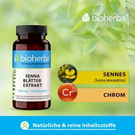 bioherba reichenbach gmbh ood Senna Blätter Extrakt Kapseln 100 St.