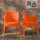 deluke HENRI Gartenstuhl 73 x 57 x 78 cm orange 6 St.