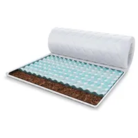 Fdm Topper 5x80x200 cm Matratzenauflage mit RavineBlue-Schaum Matratzenschoner Kokosfaser