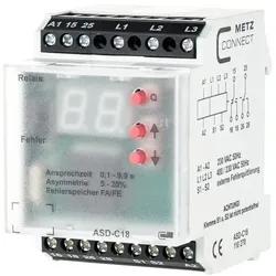 Metz Connect Überwachungsrelais ASD-C18 230VAC2We9,9 110270