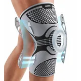 CAMBIVO 1 Stück Kniebandage für Männer Damen mit Verstellbare Seitenstabilisatoren, Orthopädische Kniestütze, Bandage Knie für Meniskusriss, Knieschmerzen Lindern, Arthritis, Sport
