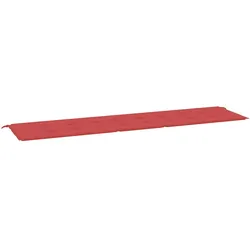 vidaXL Gartenbank-Auflage Rot 200x50x4 cm