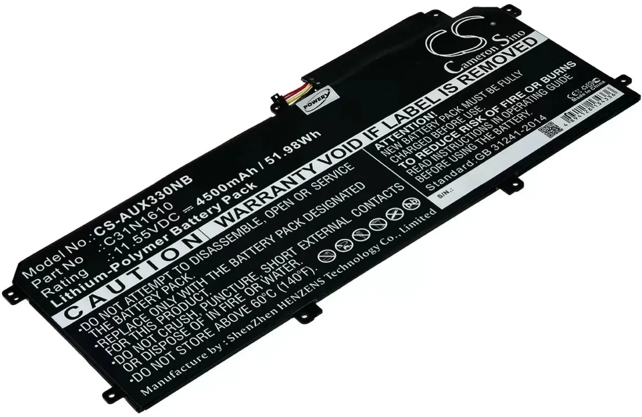 Akku für Laptop Asus Zenbook UX330 / UX330C / Typ C31N1610 - 11,55V - 4500 mAh