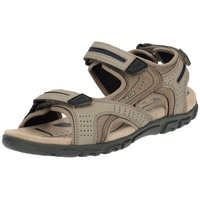 Geox Sandalen Lederimitat Trekkingsandale braun 43 EU