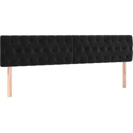 vidaXL Boxspringbett 180 x 200 cm Schwarz