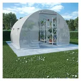vidaXL Gewächshaus 3 x 3 x 2 m weiß