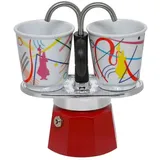 Bialetti Mini Express kandinsky rot