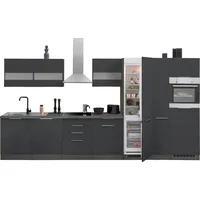 kochstation Küchenzeile KS-Luhe 390 cm grau
